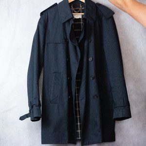 Sandro Navy Raincoat/Trenchcoat